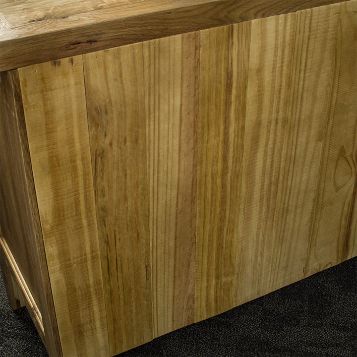 Oscar Compact Three Door Oak Buffet