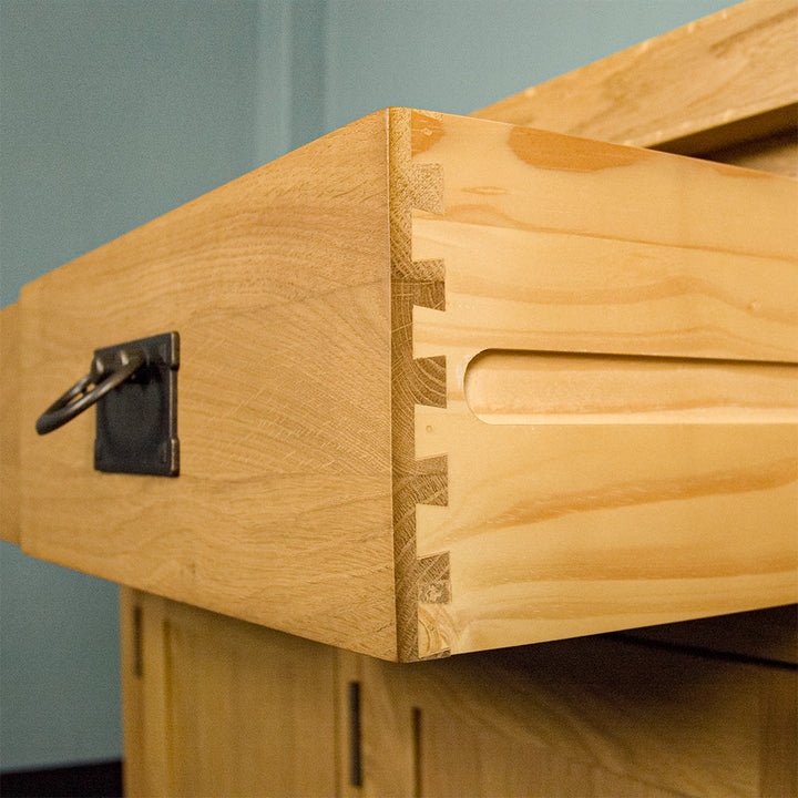 Queensland 3 Door Oak Sideboard