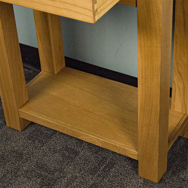 Queensland Compact Oak Hall Table