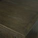 A close up of the top of the Stonemill Recycled Pine TV Unit showing the wood grain.
