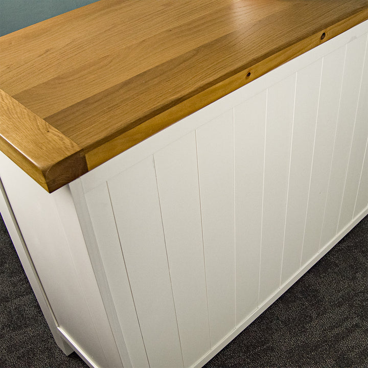 Tasmania 6 Drawer Oak Top Lowboy