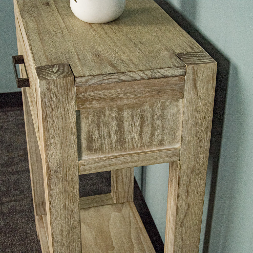 Vancouver 1 Drawer NZ Pine Hall Table