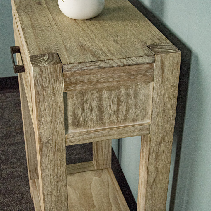 Vancouver 1 Drawer NZ Pine Hall Table