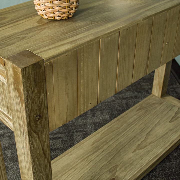 Vancouver 2 Drawer NZ Pine Hall Table