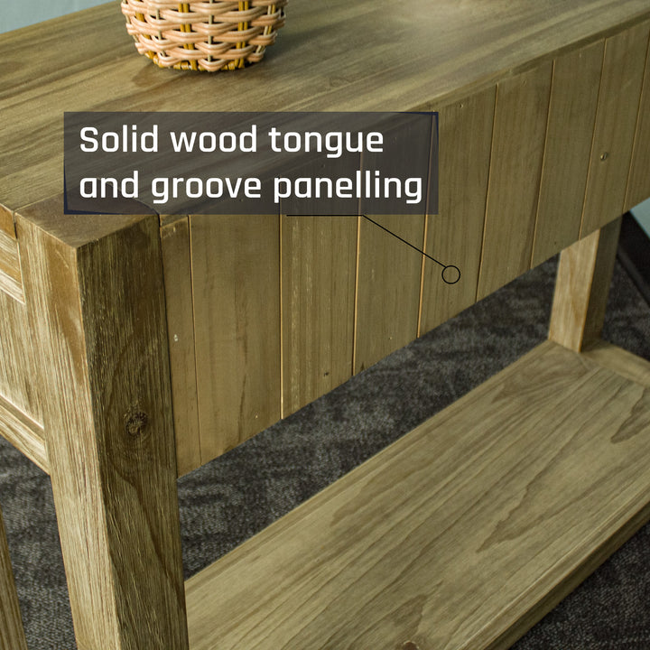 Vancouver 2 Drawer NZ Pine Hall Table