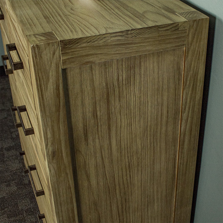 Vancouver 5 Drawer NZ Pine Tallboy