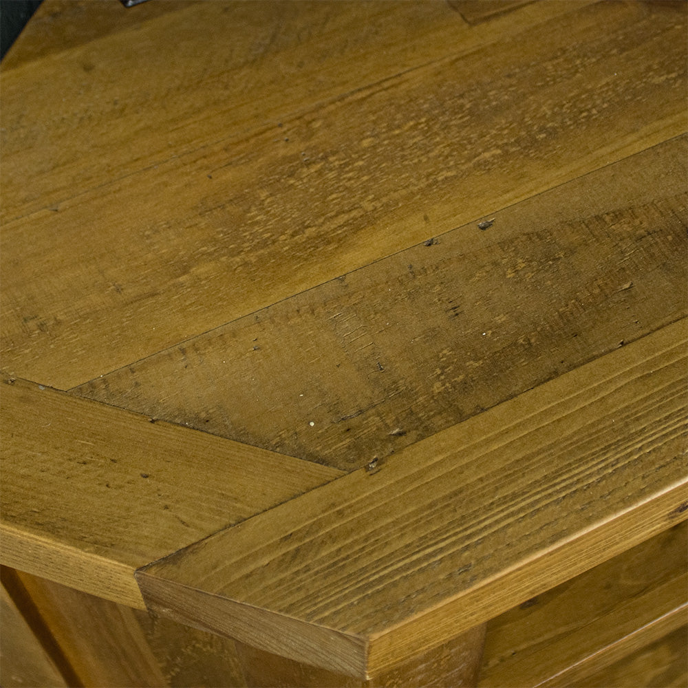 Ventura Recycled Pine Corner TV Unit