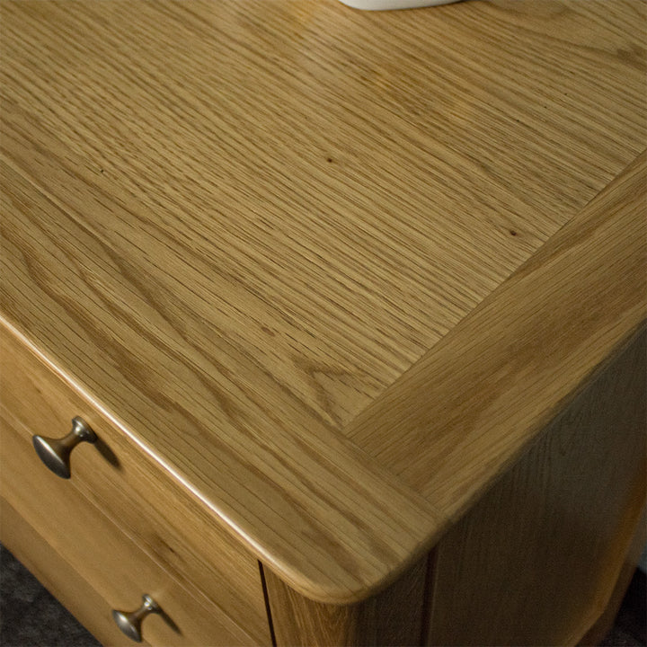 Victoria Oak 3 Drawer Tallboy