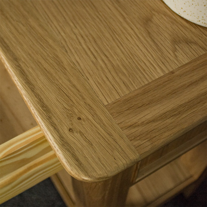 Victoria Oak Side Table