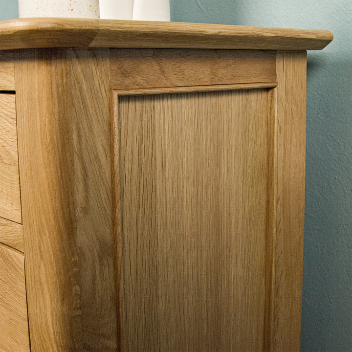 Victoria Small Oak Bedside Cabinet