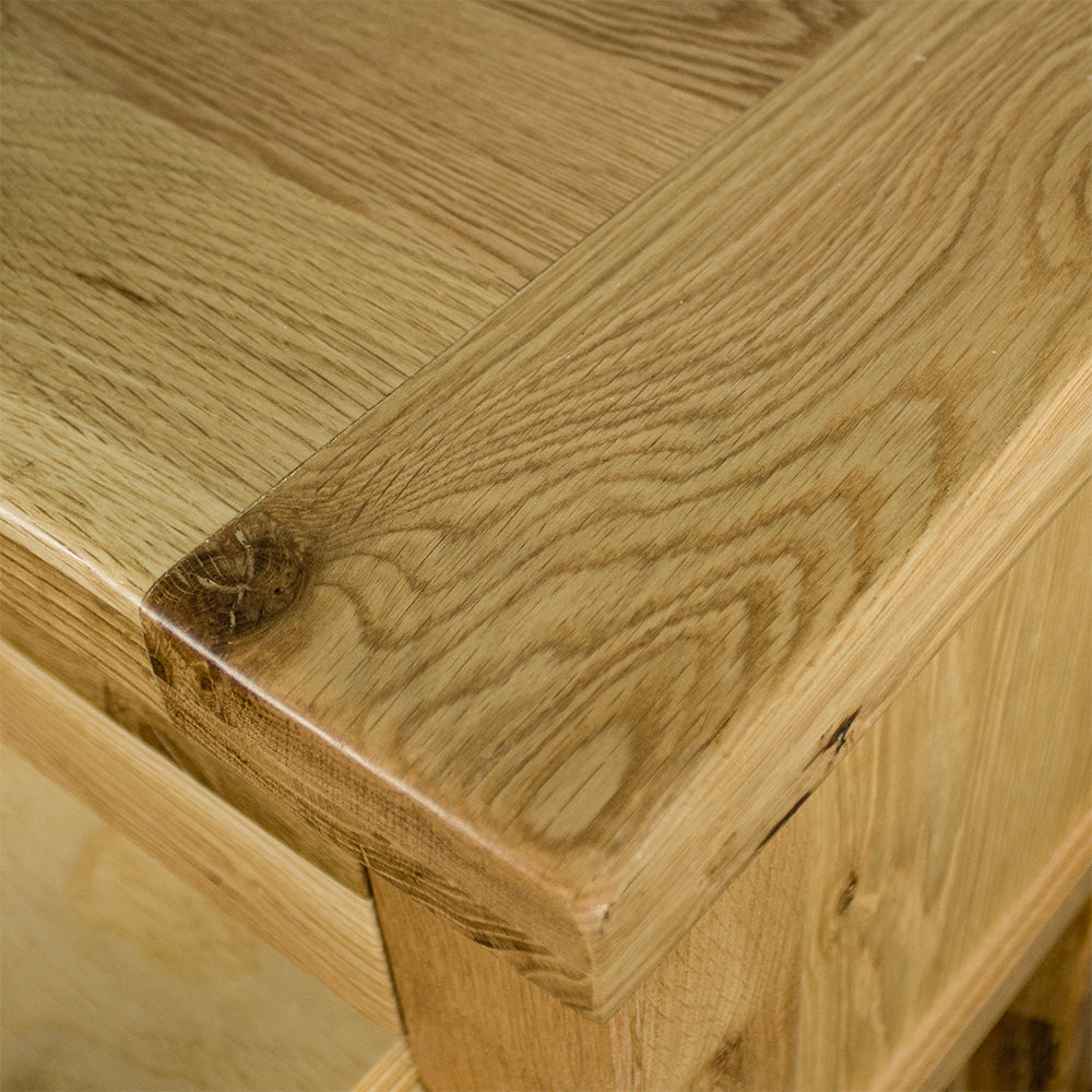 Vienna 4 Drawer Oak Hall Table