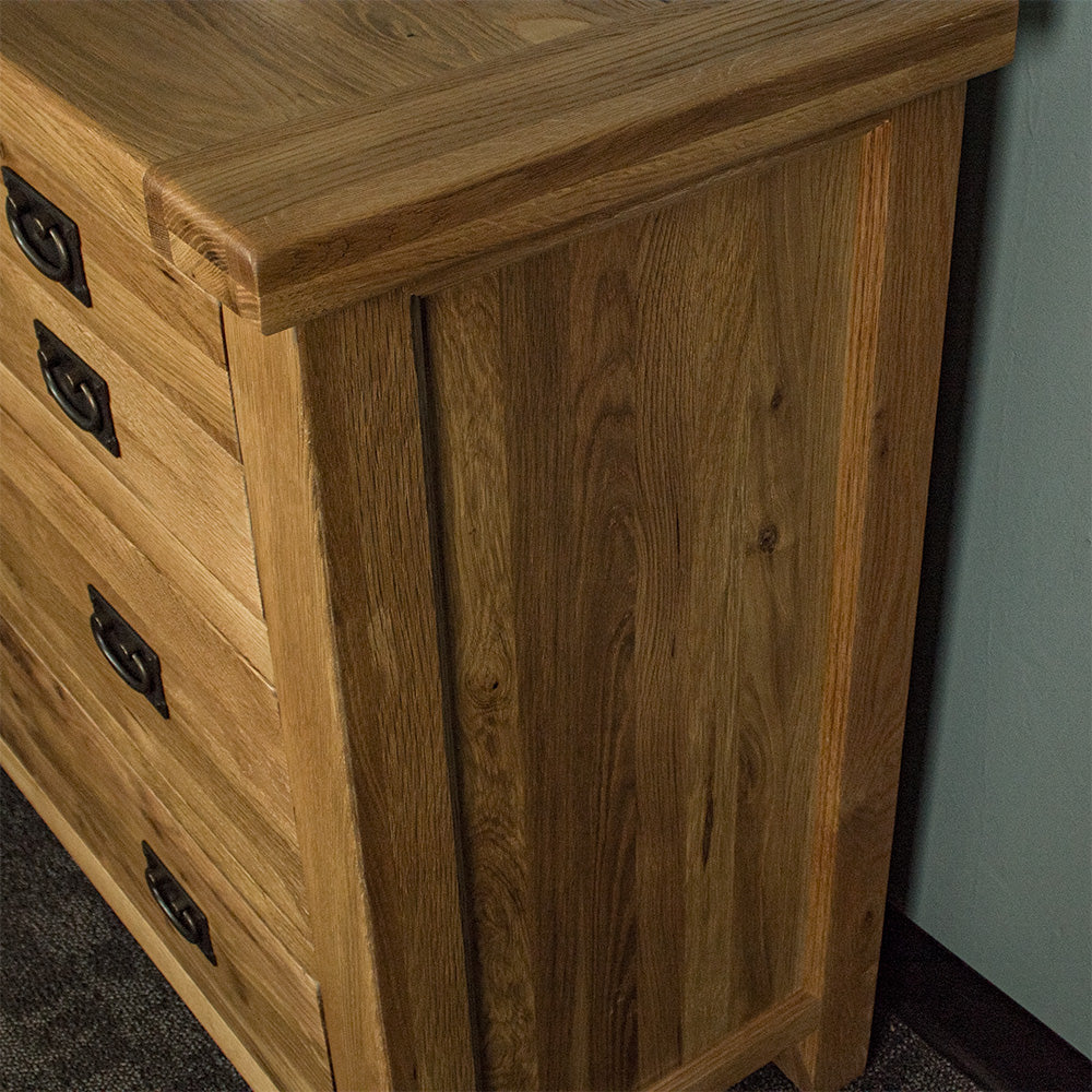 Vienna 6 Drawer Oak Lowboy