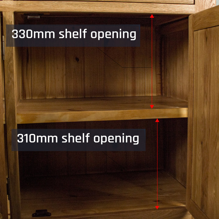 Vienna Oak Large Buffet