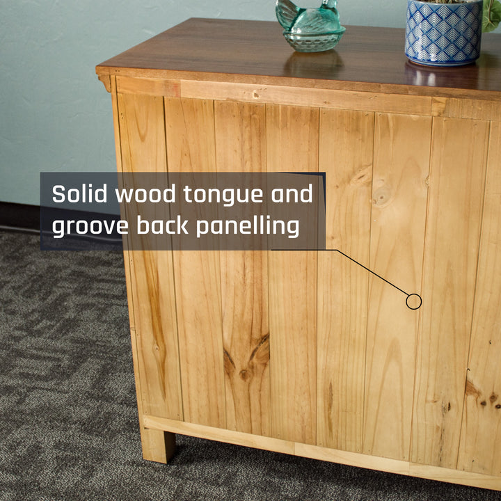 Montreal 7 Drawer Pine Lowboy