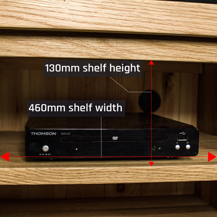 Oscar Oak Medium TV Unit