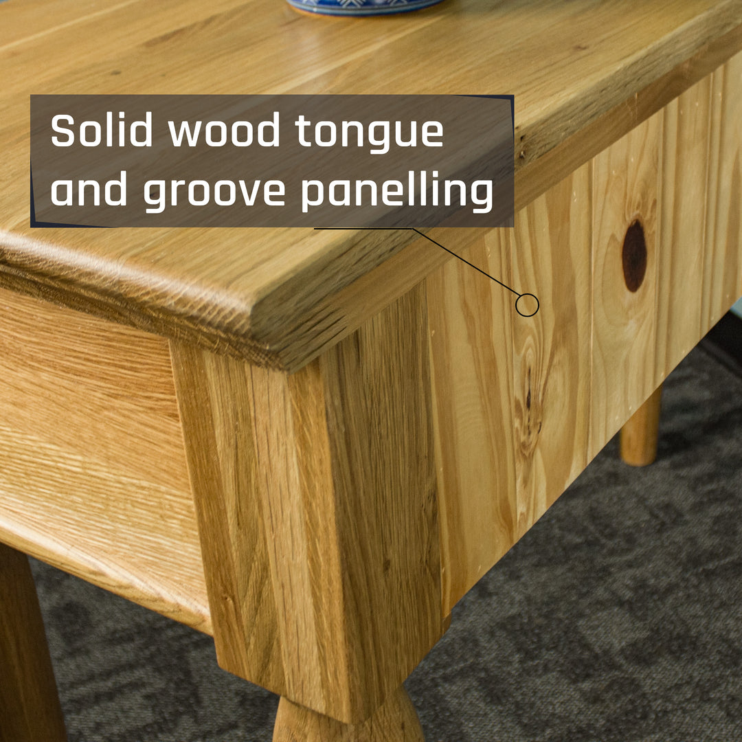 Boston Oak Hall Table