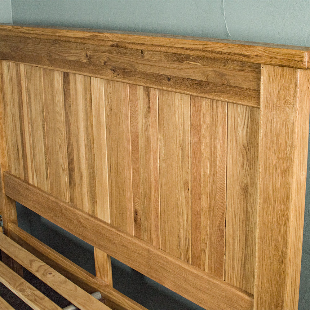 Camden Oak Double Size Bed Frame