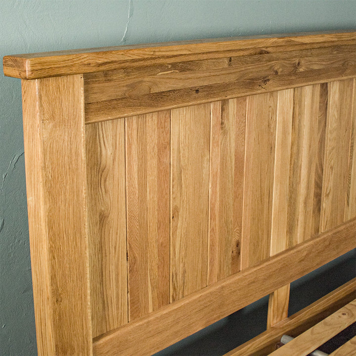 Camden Super King Size Oak Slat Bed Frame