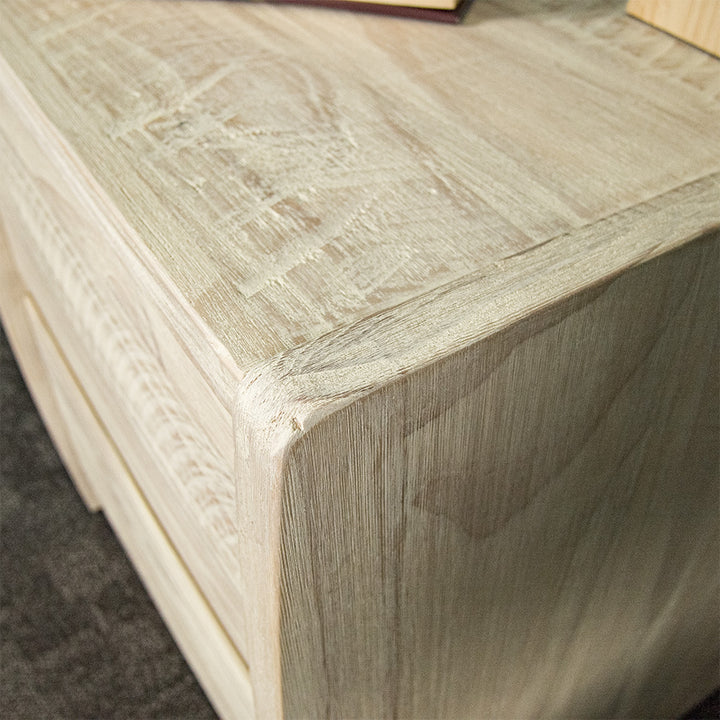 Charlotte 2 Drawer NZ Pine Bedside Cabinet