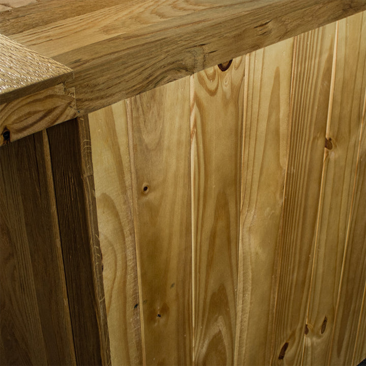 Farmhouse 3 Drawer Rustic Oak Buffet