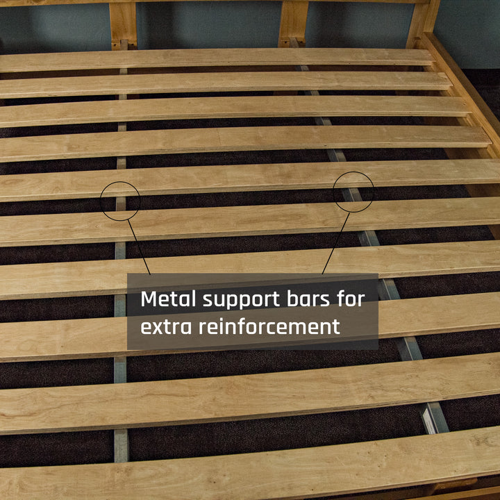 Kimberly NZ Pine Queen Bed Frame