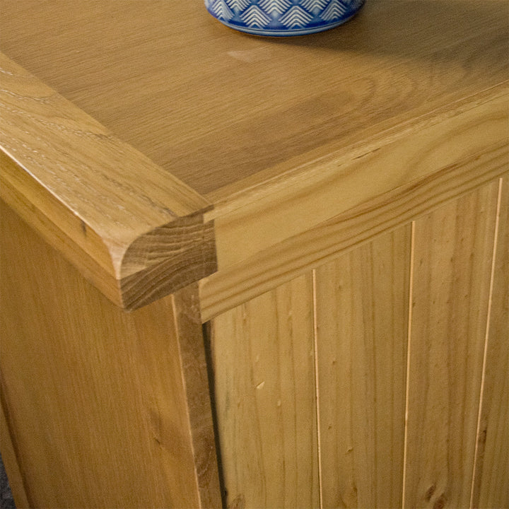 Queensland 7 Drawer Oak Lowboy