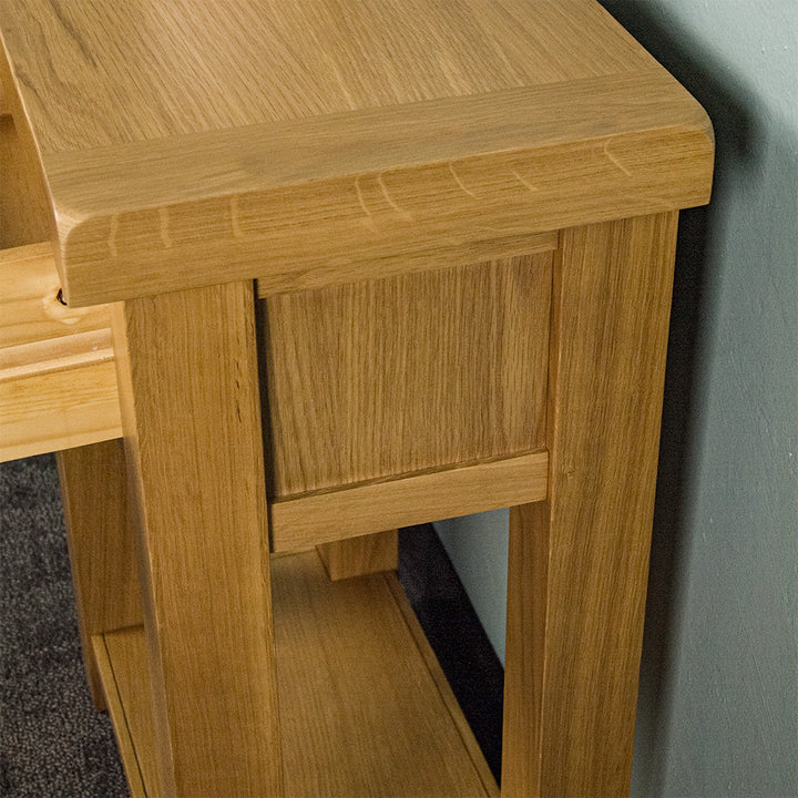 Queensland Compact Oak Hall Table