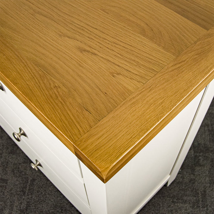 Tasmania 6 Drawer Oak Top Lowboy