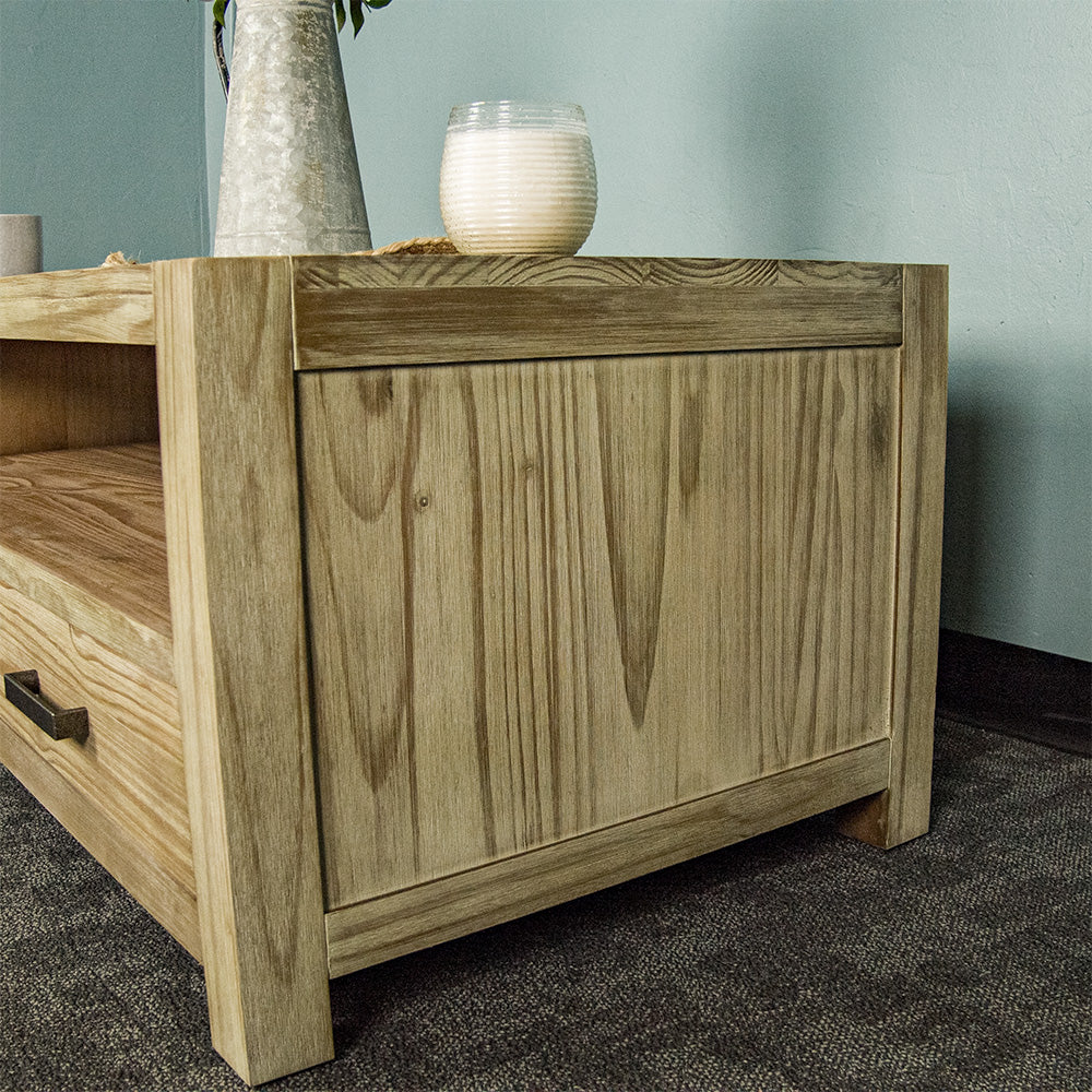 Vancouver 2 Drawer NZ Pine Coffee Table