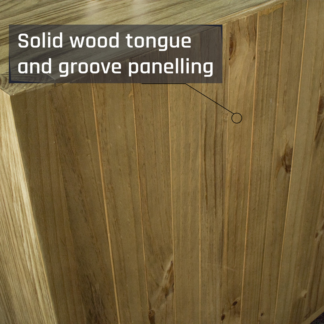 Vancouver 5 Drawer NZ Pine Tallboy