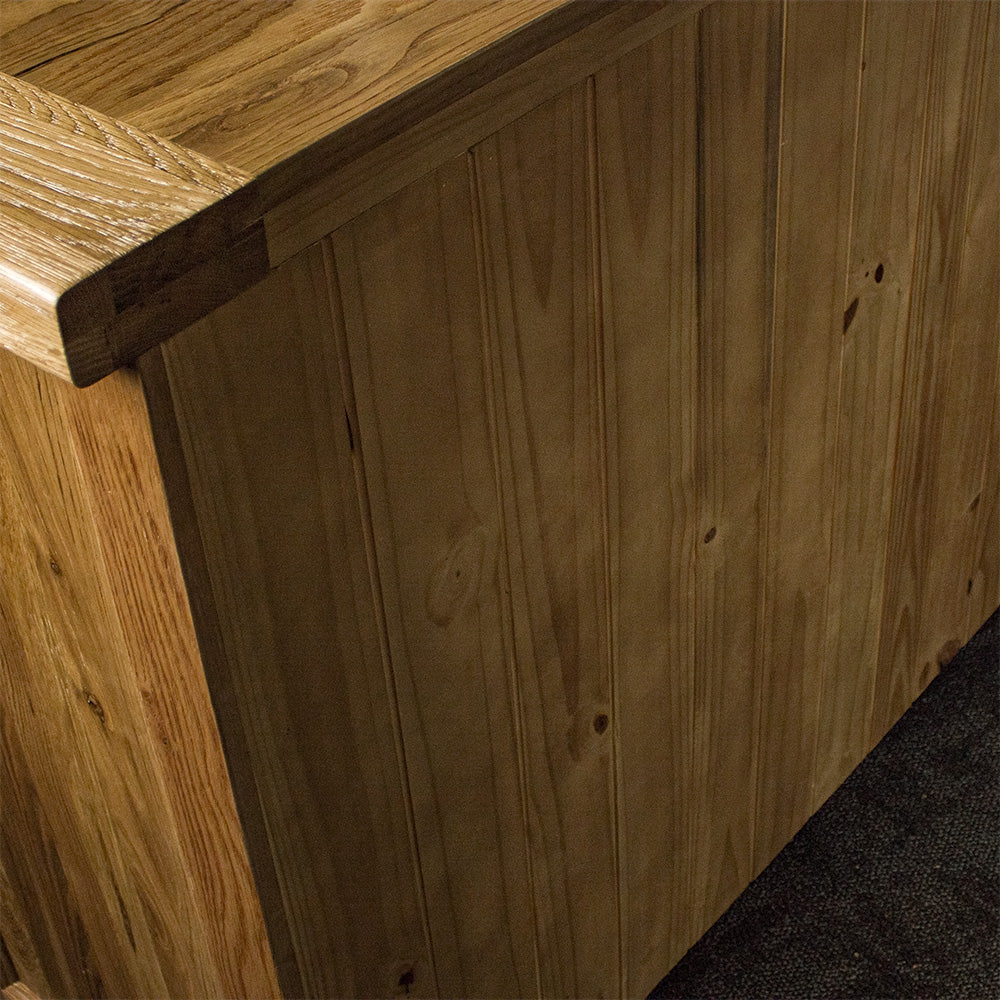 Vienna 6 Drawer Oak Lowboy