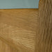 A close up of the wood grain and texture of the Amalfi Super King Oak Bed Frame