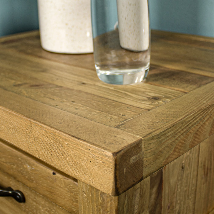 Ventura Recycled Pine Bedside Cabinet