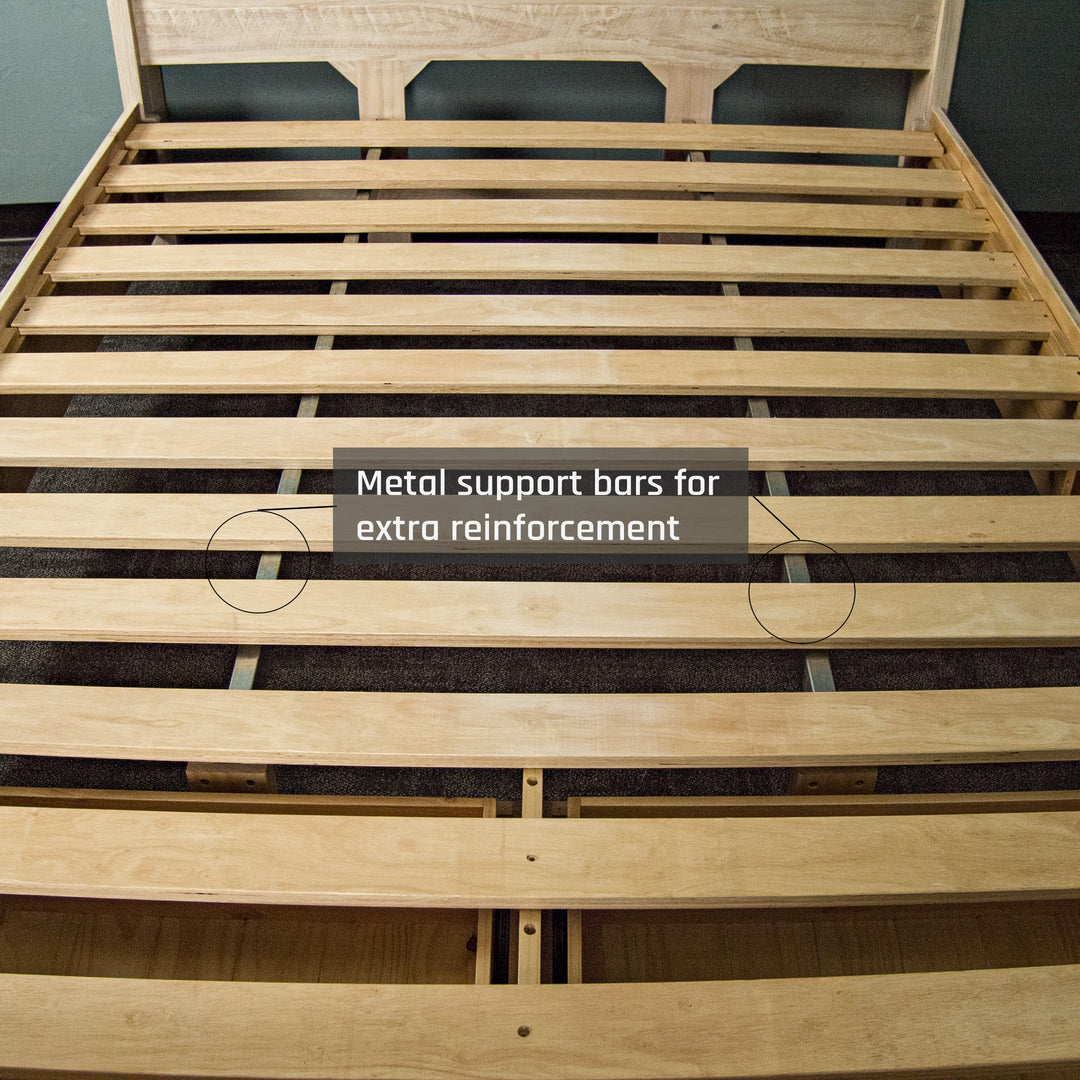 Charlotte NZ Pine Queen Bed Frame