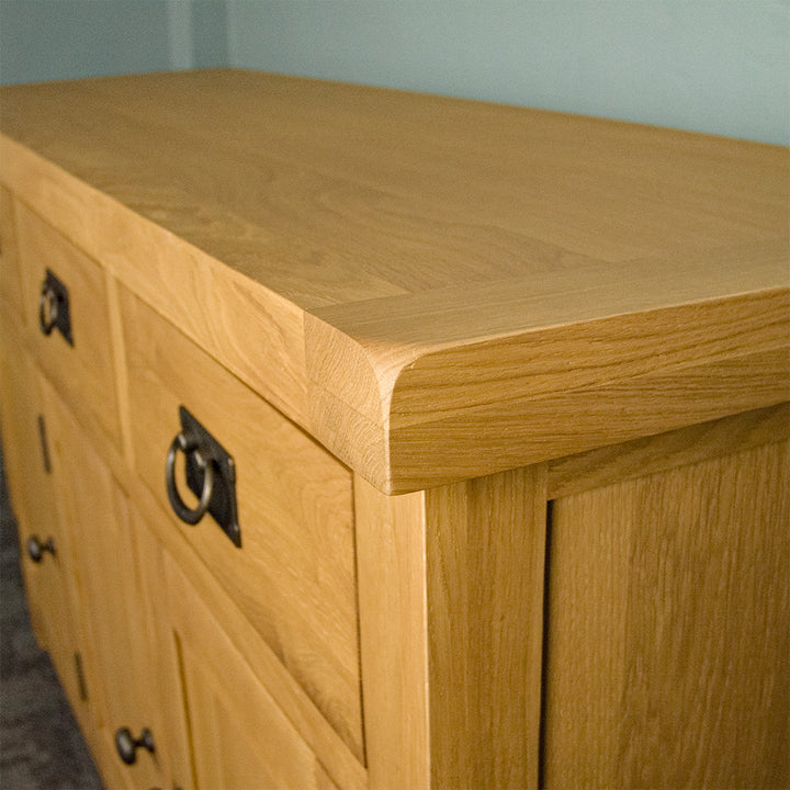 Queensland 3 Door Oak Sideboard