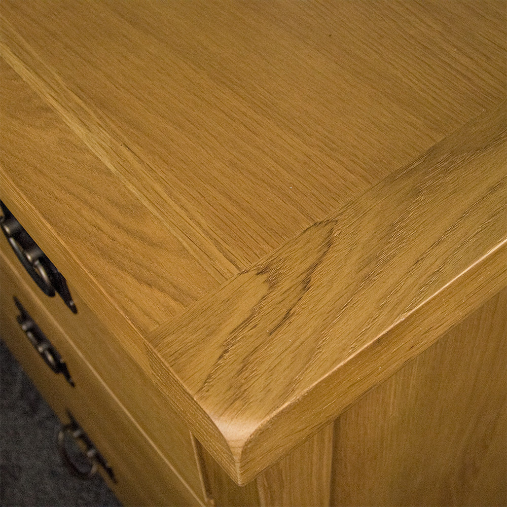 Queensland 7 Drawer Oak Lowboy