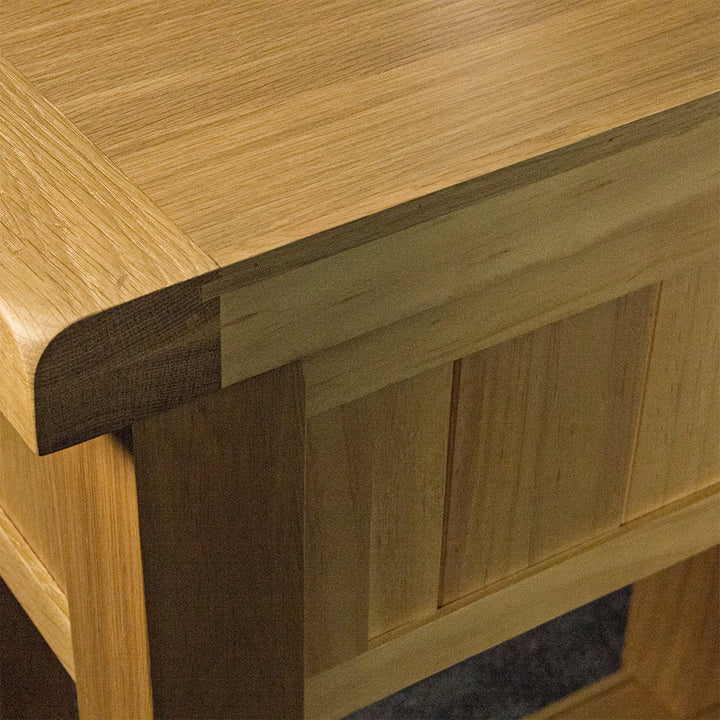 Queensland Compact Oak Hall Table