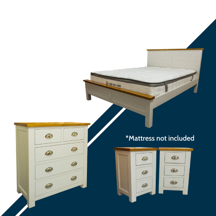 Alton Double Bedroom Suite (4 Pieces) With Tallboy
