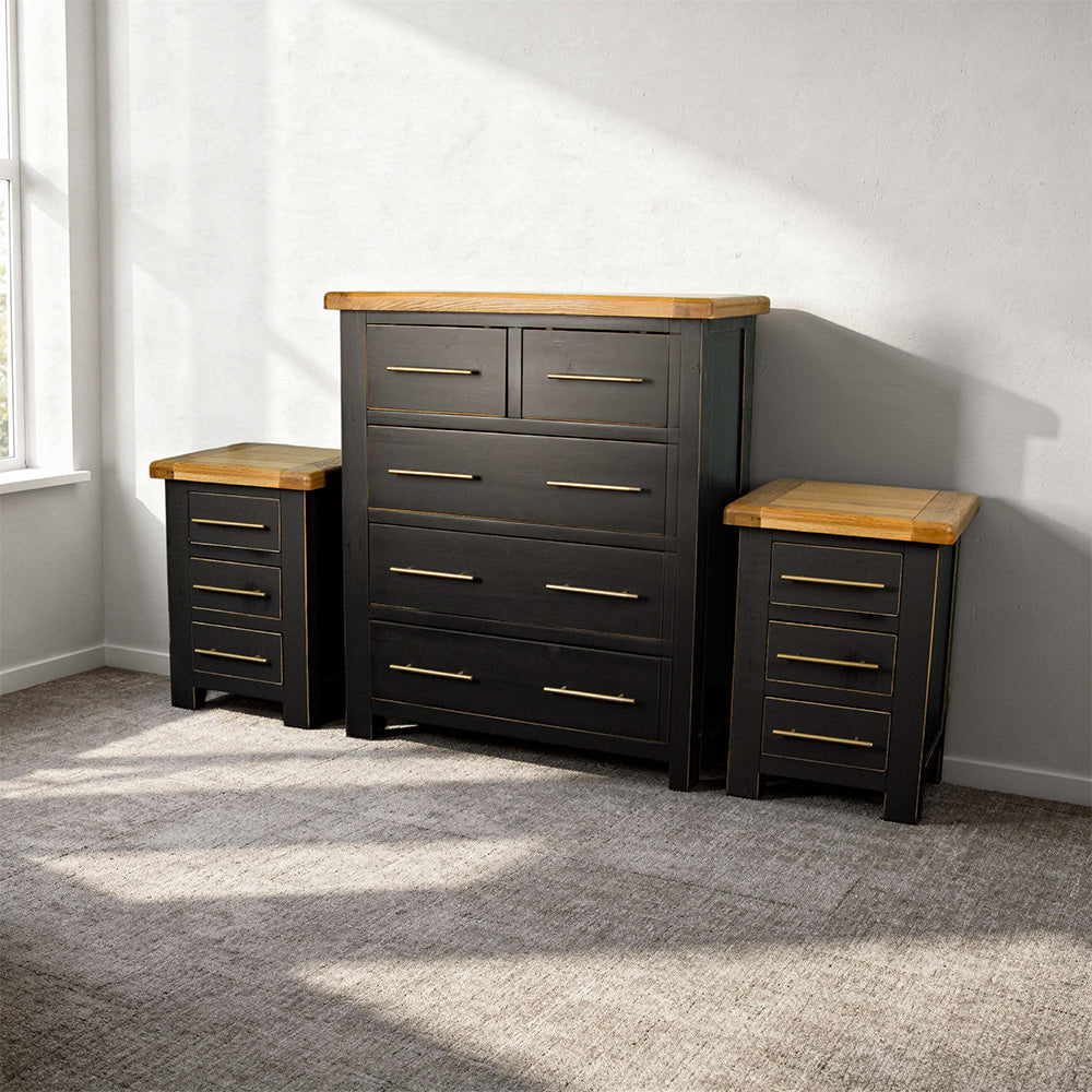 Cascais 3 Piece Bedroom Suite with Tallboy