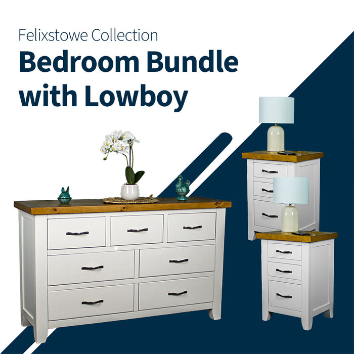 Felixstowe Bedroom Bundle (with Lowboy)