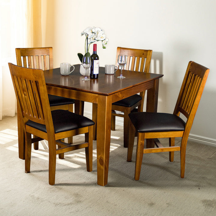 Hamilton 4 Seater Dining Suite With 1m Square Table