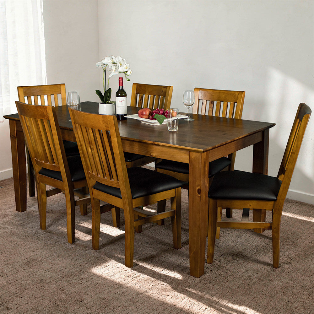 Hamilton 6 Seater Dining Suite with 1.8m Table