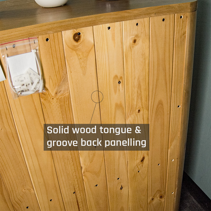 Kimberly 5 Drawer NZ Pine Tallboy