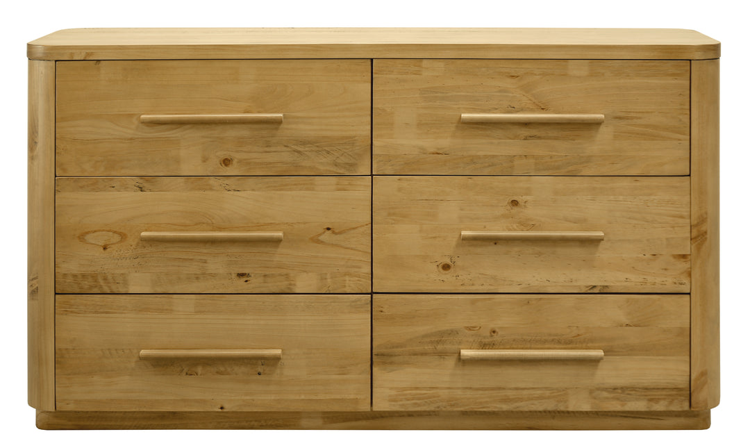 Kimberly NZ Pine Queen Bedroom Suite with Tallboy and Lowboy