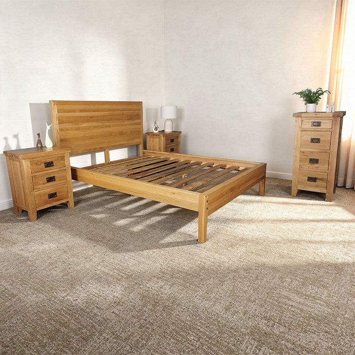 Modern Oak 4 Piece Double Bedroom Suite