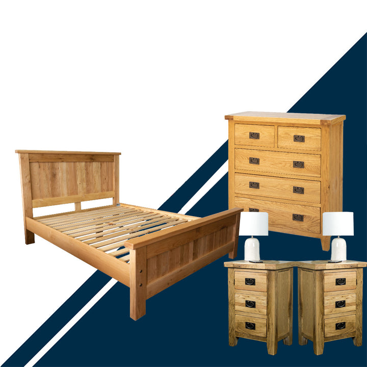 Traditional 4 Piece King Bedroom Suite