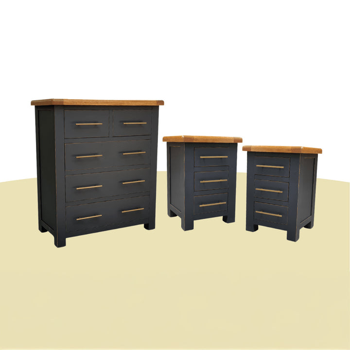 Cascais 3 Piece Bedroom Suite with Tallboy