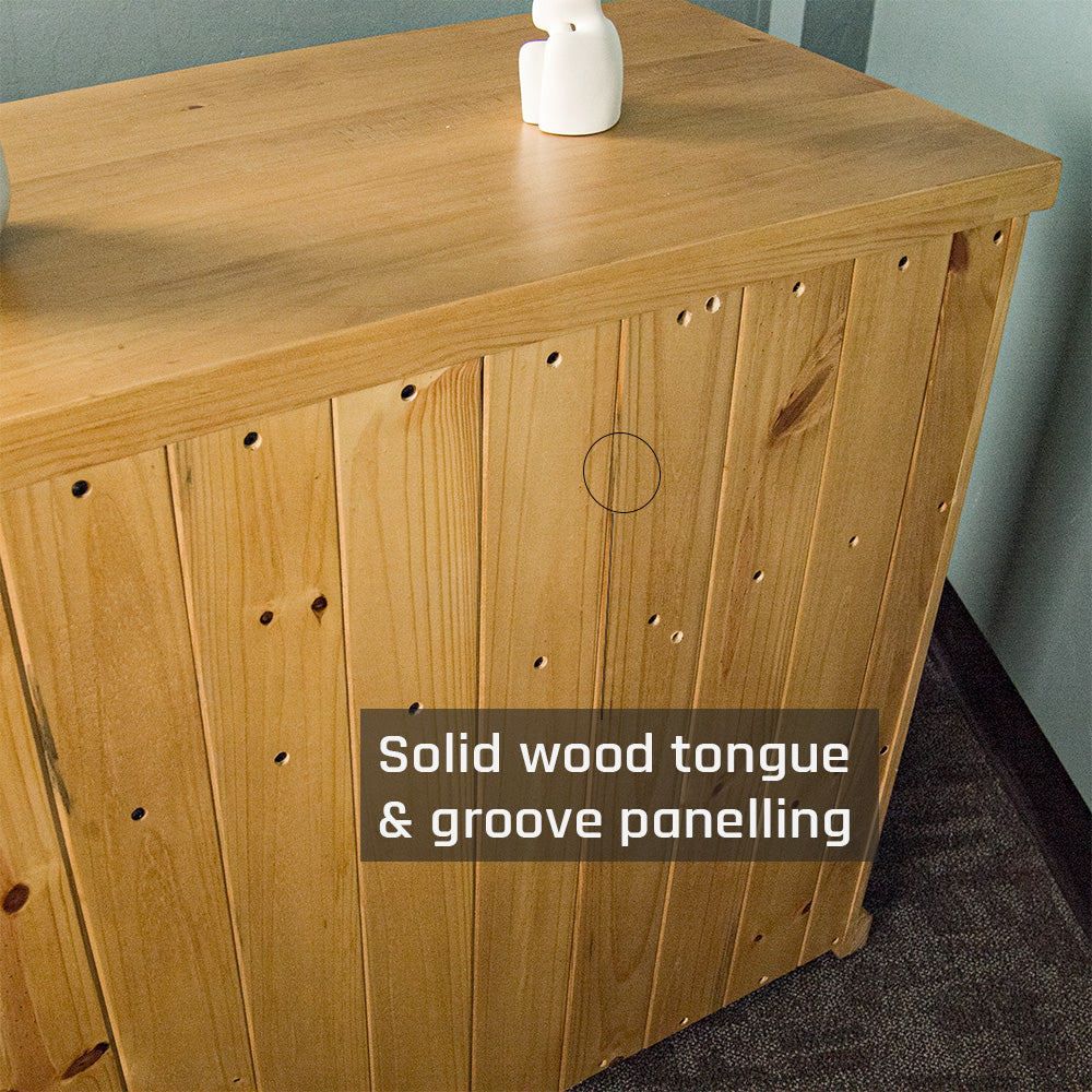 Hive 7 Drawer NZ Pine Large Lowboy