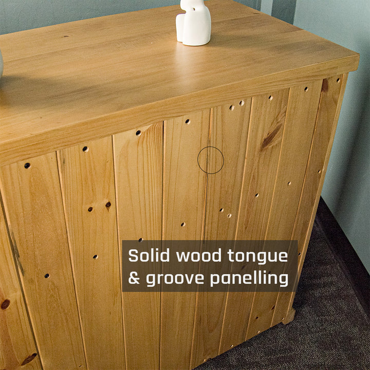 Hive 7 Drawer NZ Pine Large Lowboy