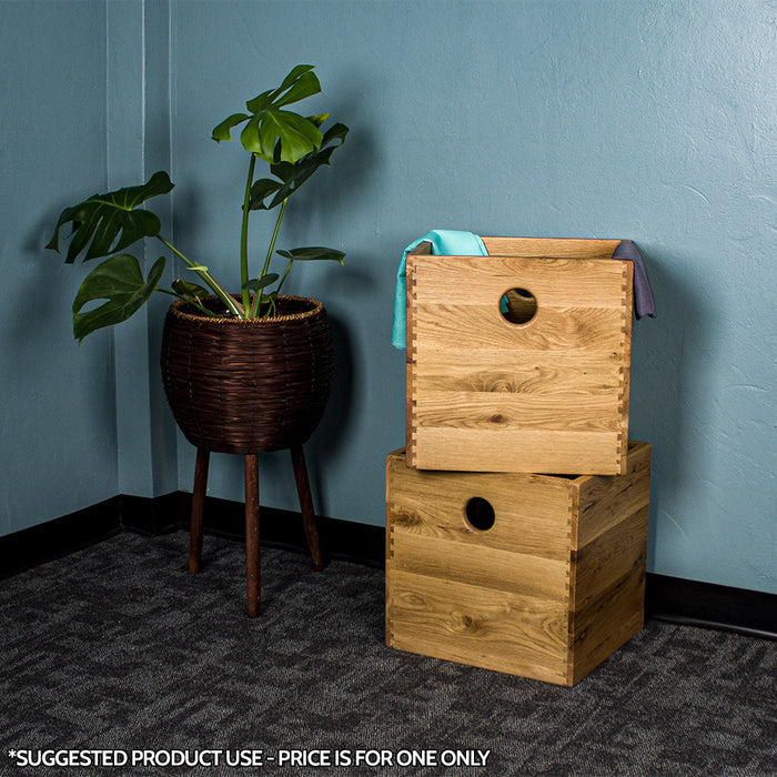 Vancouver Value Multipurpose Oak Storage Box